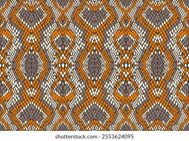 Seamless vector background, snakeskin pattern.Seamless vector background, snakeskin pattern. Reptile animal leather background. Vector monochrome seamless texture