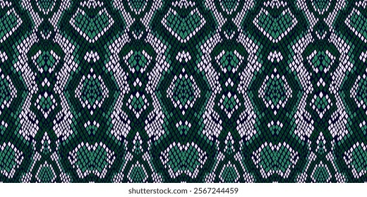 Seamless vector background, snakeskin pattern.Seamless vector background, snakeskin pattern. Reptile animal leather background. Vector monochrome seamless texture