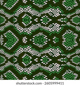 Seamless vector background, snakeskin pattern.Seamless vector background, snakeskin pattern. Reptile animal leather background. Vector monochrome seamless texture
