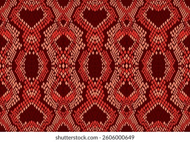 Seamless vector background, snakeskin pattern.Seamless vector background, snakeskin pattern. Reptile animal leather background. Vector monochrome seamless texture