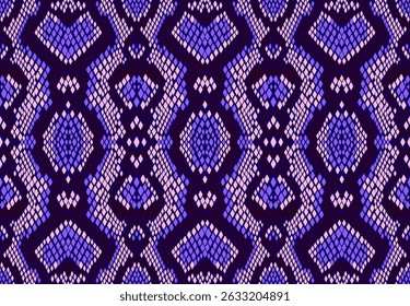 Fundo de vetor sem costura, padrão de pele de cobra.Fundo de vetor sem costura, padrão de pele de cobra. Fundo de couro animal réptil. Textura sem costura monocromática do vetor