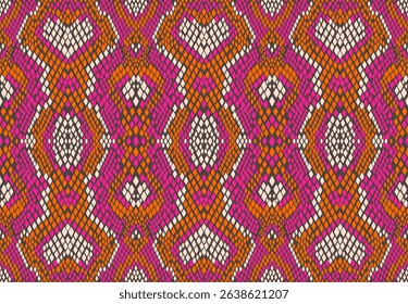 Seamless vector background, snakeskin pattern.Seamless vector background, snakeskin pattern. Reptile animal leather background. Vector monochrome seamless texture