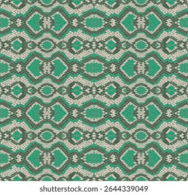 Fundo de vetor sem costura, padrão de pele de cobra.Fundo de vetor sem costura, padrão de pele de cobra. Fundo de couro animal réptil. Textura sem costura monocromática do vetor
