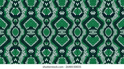Fundo de vetor sem costura, padrão de pele de cobra.Fundo de vetor sem costura, padrão de pele de cobra. Fundo de couro animal réptil. Textura sem costura monocromática do vetor
