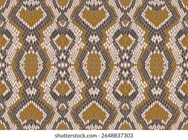 Fundo de vetor sem costura, padrão de pele de cobra.Fundo de vetor sem costura, padrão de pele de cobra. Fundo de couro animal réptil. Textura sem costura monocromática do vetor