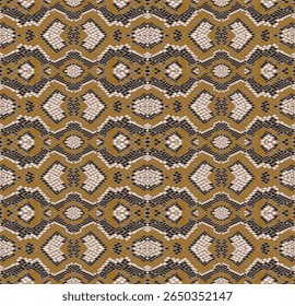 Fundo de vetor sem costura, padrão de pele de cobra.Fundo de vetor sem costura, padrão de pele de cobra. Fundo de couro animal réptil. Textura sem costura monocromática do vetor