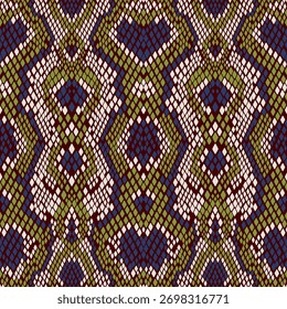 Seamless vector background, snakeskin pattern.Seamless vector background, snakeskin pattern. Reptile animal leather background. Vector monochrome seamless texture