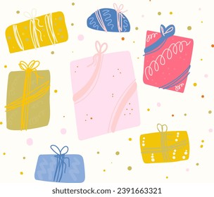  seamless vector background with spots
