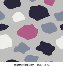 Seamless vector background with with stains. Print. Repeating background. Cloth design, wallpaper.