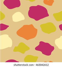 Seamless vector background with with stains. Print. Repeating background. Cloth design, wallpaper.