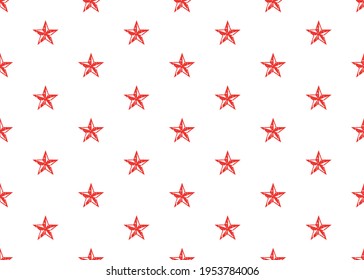 Seamless vector background with stars.