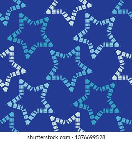Seamless vector background. Stars with hatching. Hand drawing. Can be used for wallpaper, textile, invitation card, wrapping, web page background.