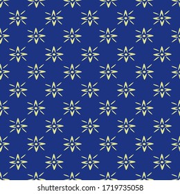  Fondo vectorial transparente. Estrellas de fondo azul. Patrón oscuro.
