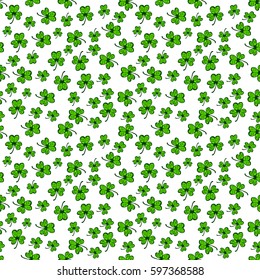 Seamless vector background. St.Patrick 's Day.