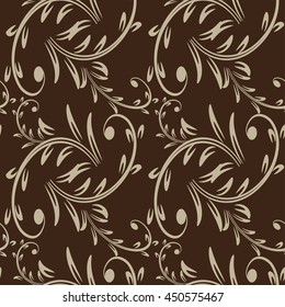 seamless vector background  style of Baroque