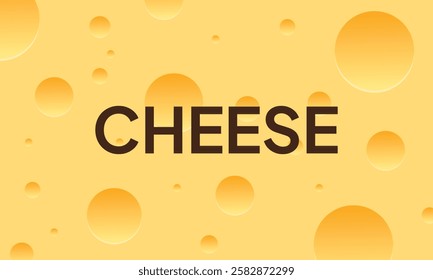 Seamless vector background texture of cheese. cheese pattern