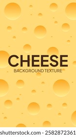 Seamless vector background texture of cheese. cheese pattern