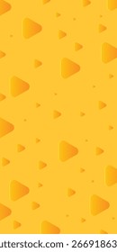 Textura de fundo de vetor sem costura de queijo. Padrão de queijo amarelo