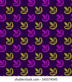 Seamless vector background tile embellished with pattern ornaments 