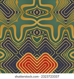 Fondo vectorial impecable con motivos tribales. Imprimir. Fondo de repetición. Diseño de tela, papel pintado.