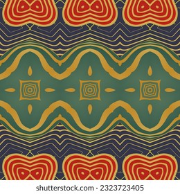 Seamless vector background with tribal motifs. Print. Repeating background. Cloth design, wallpaper.