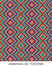 Seamless vector background tribal pattern