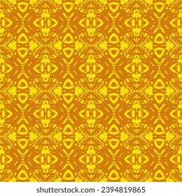  Seamless vector background. turquoise and orange retro colors 1970s. Bizarre Art Illustration