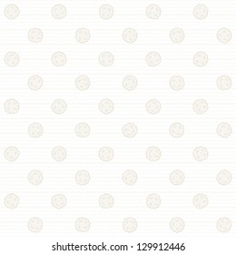 Seamless vector background. Vintage floral calico pattern. Easily edit the colors. This ornament is a part of collection oriental patterns.