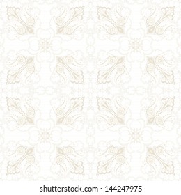 Seamless vector background. Vintage oriental pattern.