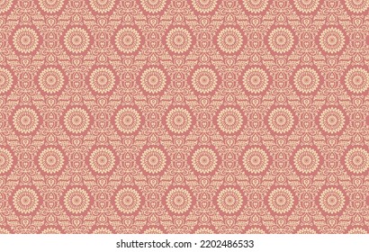 Fondo vectorial impecable. Plantilla ornamental vintage con el patrón. Barroco, Islam, turco, pakistaní, árabe.
