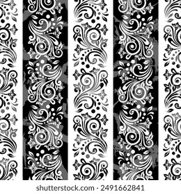 Fondo de Vector inconsútil. Plantilla ornamental Antiguas con patrón. Islam, turco, indio, árabe. Ilustración vectorial 
