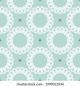 Seamless vector background. Wallpaper in a baroque style pattern. Graphic ornament for wallpaper, fabric, packaging, wrapping. Oriental floral ornament. Vector illustration.