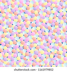 Seamless vector background of watercolor confetti.