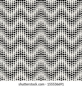 Seamless vector background with waves of dots. Can be used for wallpaper, pattern fills, web page background,surface textures