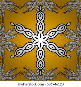 Seamless vector background with white doodles. Graphic modern pattern. Seamless pattern floral pattern. Wallpaper baroque, damask.