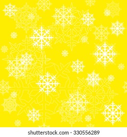 Seamless vector background winter holiday snowflakes  for web design or wrapping paper