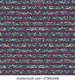 Seamless vector background with zigzag. Print. Repeating background. Cloth design, wallpaper.