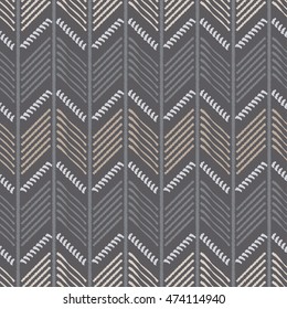 Seamless vector background with zigzag. Repeating background. Cloth design, wallpaper.