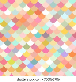 seamless vector backgrounds. Roof tiles. Scales. Patches. Mosaic. Geometric mottled colored pattern. Beautiful vector illustration. Sequins. Tile. Abstract texture.