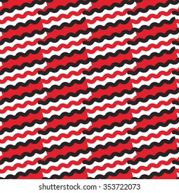 Seamless Vector Bacon Pattern