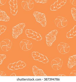 Seamless vector bakery pattern