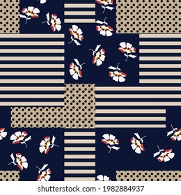 seamless vector bandana design pattern on background