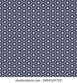 seamless vector batik design pattern, unique combination of colors and patterns