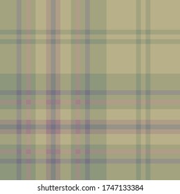 Seamless vector beige tartan pattern. Plaid background. Classic fashion ornate pattern. Design for fabric, cover, textile, wrapping etc.