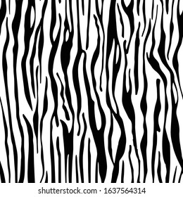 Seamless Vector Black White Animal Skin Stock Vector (Royalty Free ...