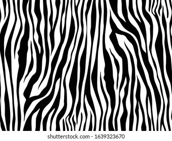 Seamless Vector. Black and White animal skin background. Repeatable ready template.
