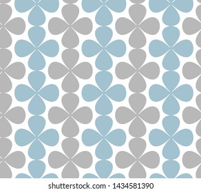 Seamless vector blue abstract pattern. Repeat abstract elements background 10 eps. For design, fabric, textile, web, wrapping, cover, packaging design.