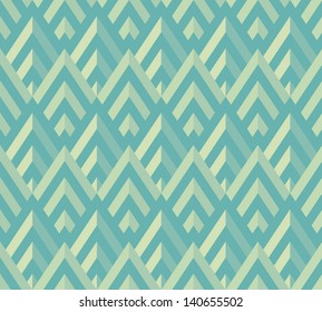 Seamless vector blue geometric rhombus color pattern background