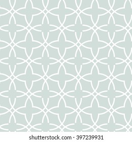 Seamless vector blue and white ornament in arabian style. Pattern for wallpapers and backgrounds