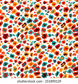 Diseño vectorial transparente de colores vivos. Impresión animal. Pueden utilizarse para tejidos, tapicerías, reserva de chatarra, plantilla ornamental para el diseño y la decoración, etc.